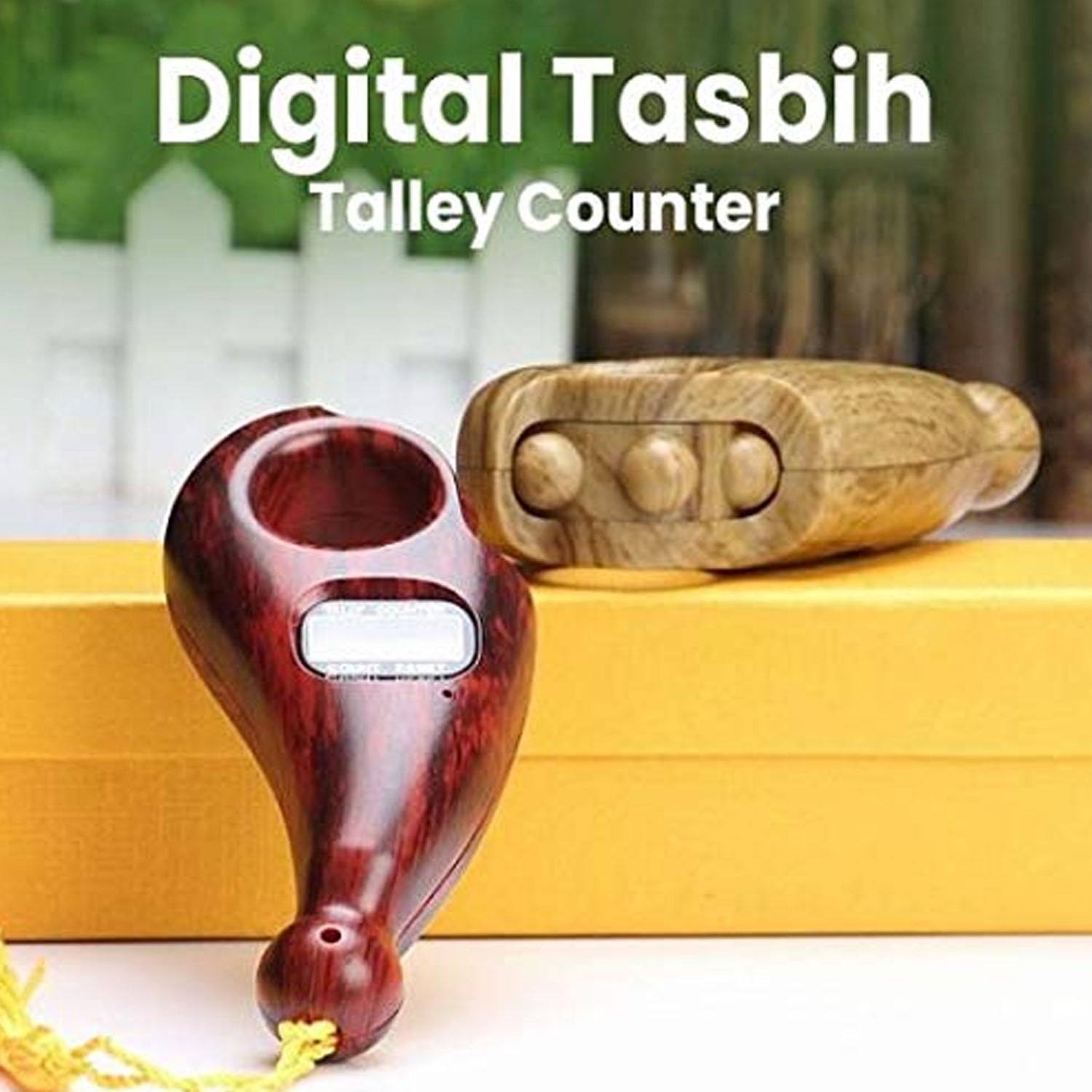 12828 Digital Tasbih/Tasbeeh Digital Tally Counter, Wooden Religious Tally Counter Digital Beads (for Zikr/Naam Jaap) 12828 Digital Tasbih/Tasbeeh Digital Tally Counter, Wooden Religious Tally Counter Digital Beads (for Zikr/Naam Jaap)